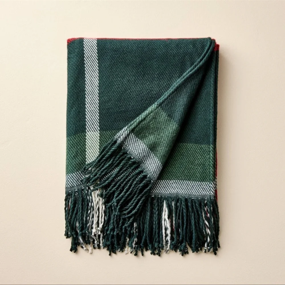 50”x60” Plaid Value Throw Blanket— Hearth & Hand with Magnolia